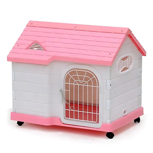 [BC-085-PNK] Dayang Dog Cage (085) - 63.5 x 46 x 58.5cm - Pink