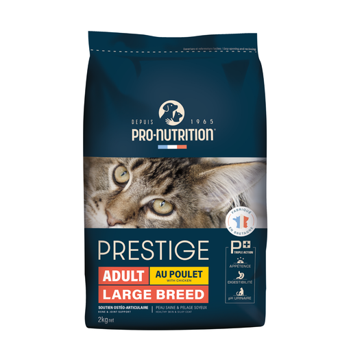 [205090C4] Pro nutrition Prestige Cat Adult Large Breed With Chicken 2Kg