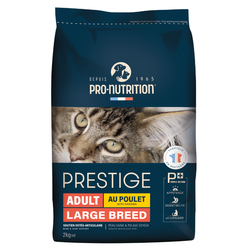 [205090C4] Pro nutrition Prestige Cat Adult Large Breed With Chicken 2Kg