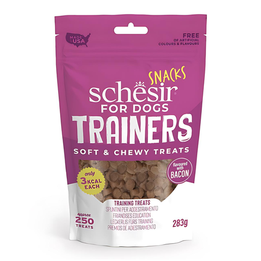 [SCINV26268004] Schesir Dog Snacks Trainers Soft & Chewy 283g - Bacon