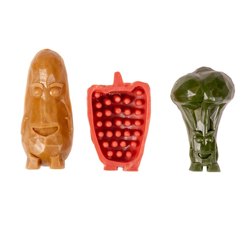 [LR11310] Duvo+ Garden Bites Veggie Friends L -11cm-90g -Mixed Colors [MOQ:6pcs]