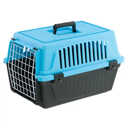 [73007799EPB3] Ferplast ATLAS 10 EL Cat and Small Dog Carrier 32,5 x 48 x h 29 cm - Light Blue