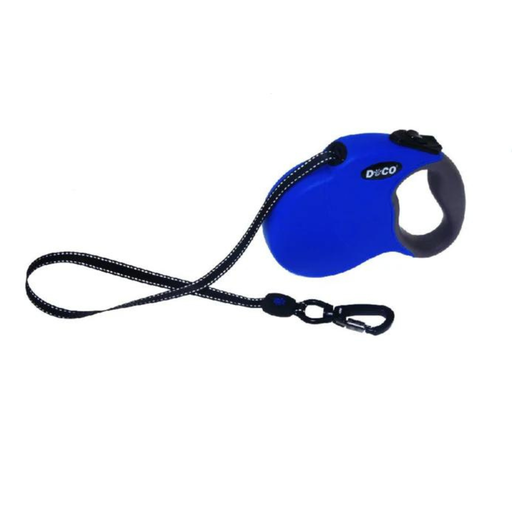[DRL16-02M] Doco® Adventure Retractable Leash 6 Meter/16'  Up To 20Kg[Color - Blue, Size - M]