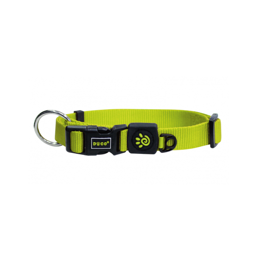 [DCS006-S7S] DOCO Signature O - Ring Collar[Color - Safety Lime, Size - S]