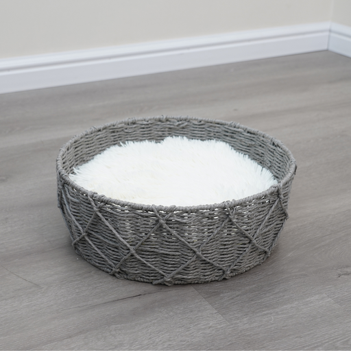 [HY240187-1] Catry Cat Bed Basket 40x40x15h cm