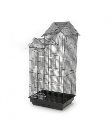 [BC-808A-BK] Dayang Bird Cage (Medium) - 52 x 41.5 x 110cm (2 Pcs / Box )[Dimension - 52 x 41.5 x 110cm]-Black