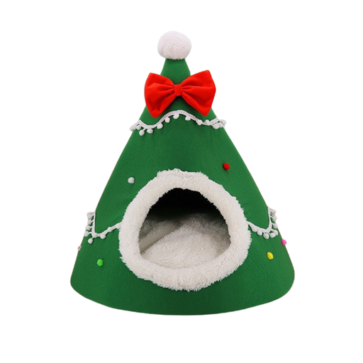 [CH-160204] Seasopet Christmas Tree Cat House 48x50cm