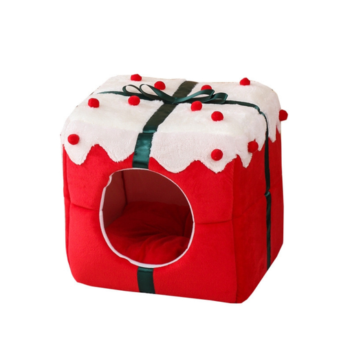 [CH-160203] Seasopet Christmas Cat House 35x35cm