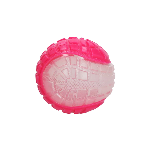 [PD-13239] Pado Pink And White Ball Tougher Toy L (⌀10cm)