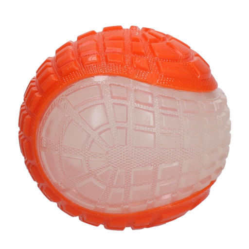 [PD-13248] Pado Red And White Ball Tougher Toy L (⌀10cm)