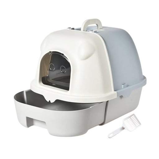 [PD-85384] Pado Meow Cat Litter Box  53*41*38cm -Blue