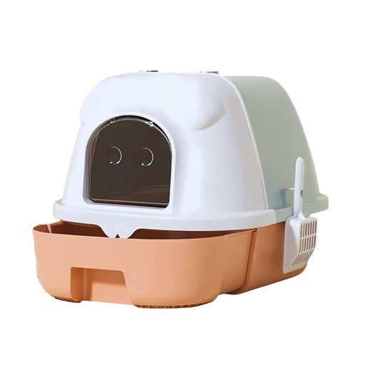 [PD-85385] Pado Meow Cat Litter Box 53*41*38cm-Green