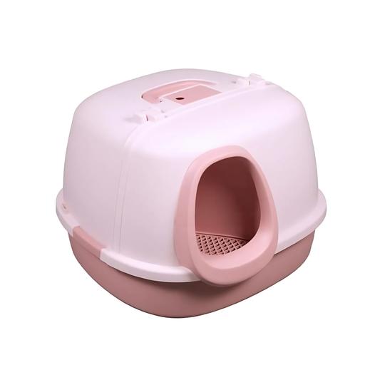 [PD-85390] Pado Corridor Cat Litter Box  57.5*56.4*40cm-Pink