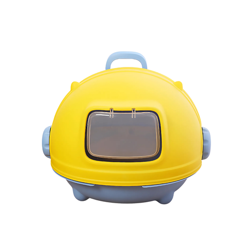 [PD-85398] Pado Starship Cat Litter Box 55.4*49*41.7cm-Yellow