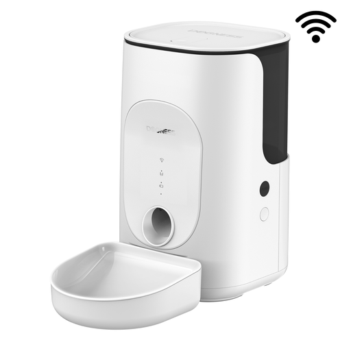 [DG-F16-M-WT] Dogness Rover Smart Feeder For Pets (App Controlled)-White