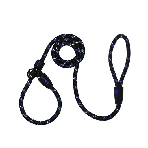 [DCROPE0055060-02L] DOCO Reflective Rope - Slip On Collar Leash 5ft L Ø13mm x 150cm+30cm (DCROPE0055060L)Blue