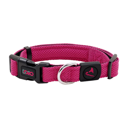 [DCA102-18S] Doco Puffy Mesh Collar (DCA102)-Color - Pink, Sizes - S