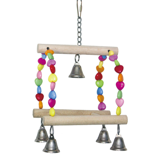[BTLB00345] Vanpet Hanging Square Natural Bird Toy 24x13cm-BTLB00345