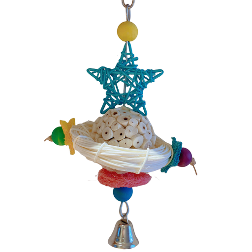 [BTLB01184] Vanpet Orbit Star Natural Bird Toy 25x16cm-BTLB01184