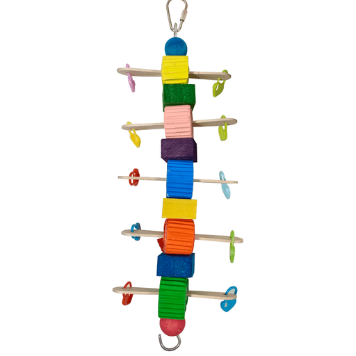 [BTLB01189] Vanpet Multi Layer Roller Bird Toy 21x8cm-BTLB01189