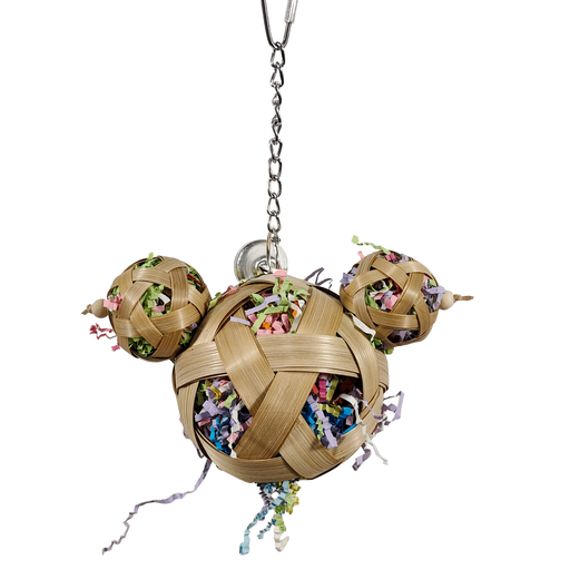 [BTLB01232] Vanpet Spherical Bird Toy 26x20cm-BTLB01232