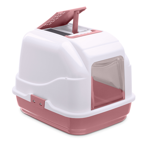 [IM84096] IMAC Easy Cat - Hooded Cat Toilets[Color - Mixed, Dimension - 50 x 40 x 40cm]