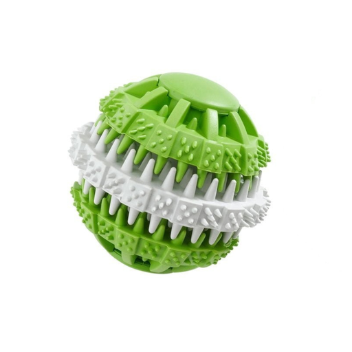 [PA6586] PA 6586 Dog Toy Rubber Teeth Oval 8×8×8cm - Assorted