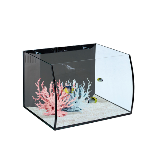 [KR-FSH-BL-08] Karis Curvy Aquarium BL-08-[42x29X28cm]-34 Litres
