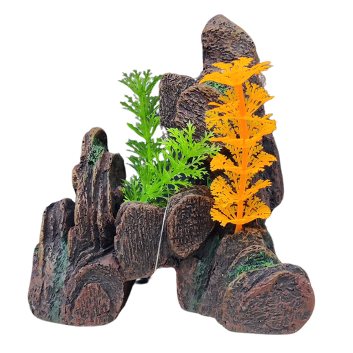 [YM-738] Yusee Aquarium Decoration - Artificial Plant - Ym-738 - 16 x 9 x 17cm