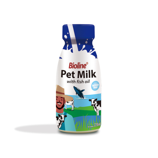 [6970117127096] Bioline Pet Milk with Fish Oil for Cats & Dogs 220ml