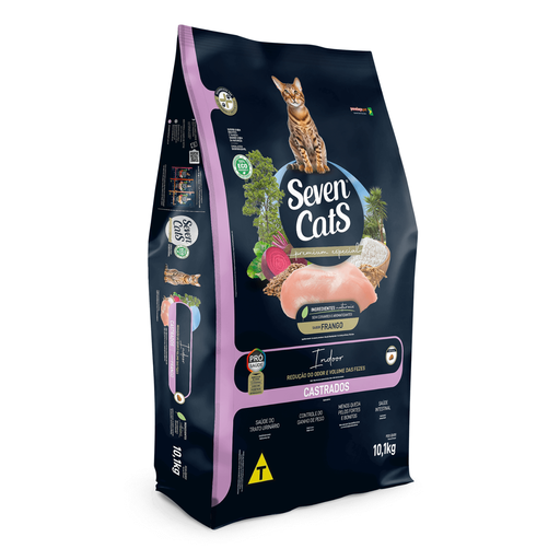 [SCT2413] Seven Cats Cat Food For Sterilized - Chicken [Indoor] 10kg+100g