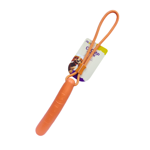 [PD-13205] Pado Chomp Chum Straight With Rope EVA Toy-Orange 25cm