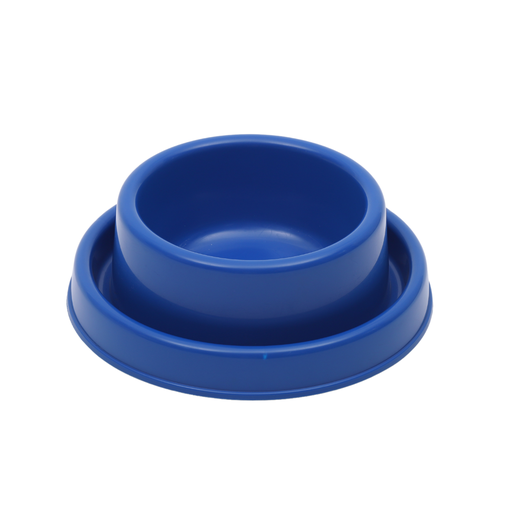 [HC007-650B] Pet Mode Plastic Dog Bowl 650ml-Blue