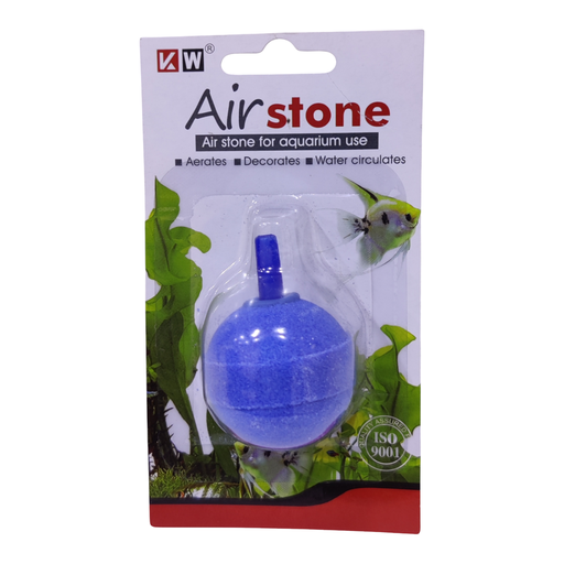 [BS-R1.5] KW Zone Aquadine Airstone Round-2.2cm / 1.5" -Blister Card[Size - 1.5Inch]