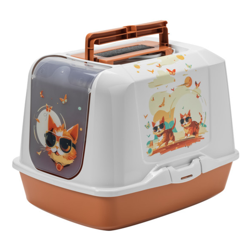[MOD-BJ60-0439-IL41] Moderna Trendy Cat Large Indy&Louise L 50.2 x W 38.8 x H 37.5 cm