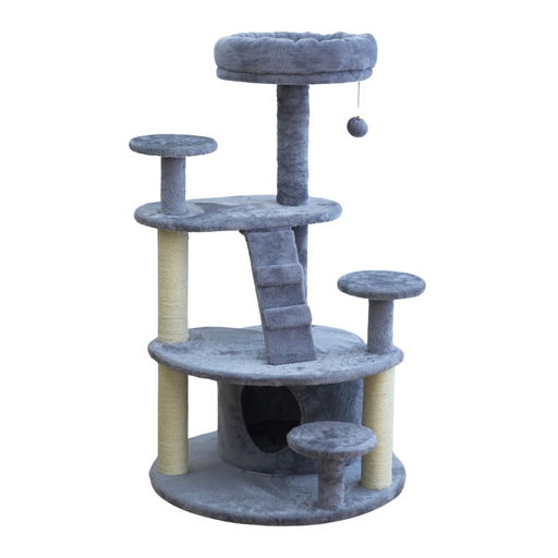 [HY241004] Catry Cat Tower With Scratcher D59x101cm