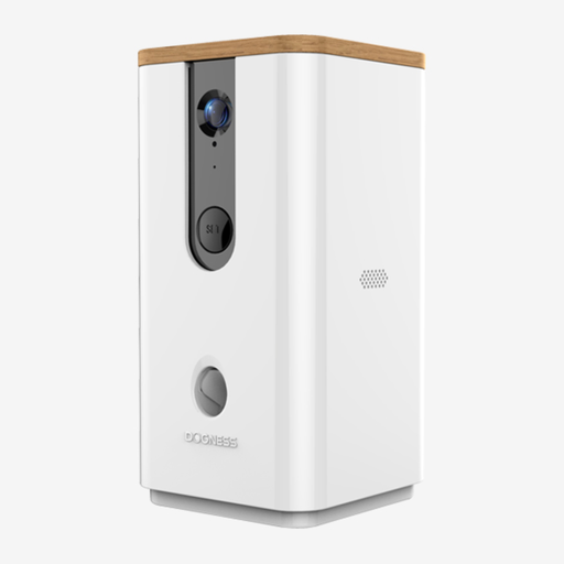 [DG-T03A-WHT] Dogness Smart Pet Treat Dispenser with HD – 1080p Camera App Control
