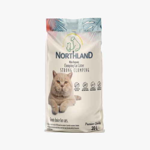 [NL-20L-US] Northland Bentonite Clumping Cat Litter - Unscented [Volume - 20L]