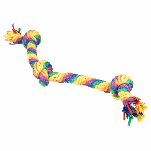 [LR15801] Duvo+ Multicolour Sweater Rope 3 knots 63x7x7cm