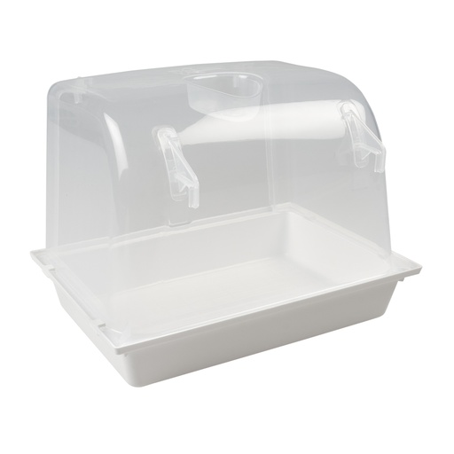 [LR14585] Duvo+ Bathhouse For Birds XL - 24x17x18cm White