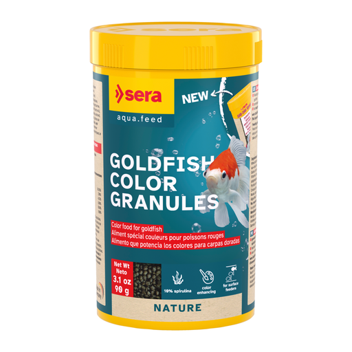 [SRN00882] Sera Gold Fish Color Granules 250ml (90g)