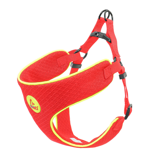 [DCA309-03XS] DOCO® Reflective Chest Plate Mesh Free- Walking Harness X.Small-44 x 40-44cm-Red