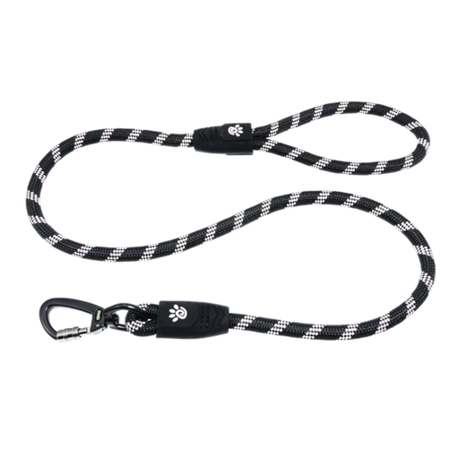 [DCROPE5060-18L] DOCO® Reflective Rope Leash With  soft Rubber Handle Ver.5-Large-Ø13mm x 120cm - Click & Lock Snap
