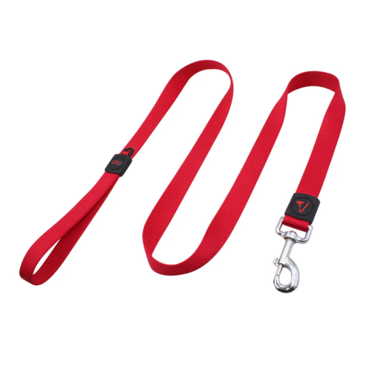 [DCSN1072-03XS] DOCO® Signature Nylon Leash - 6ft-1.0 x 180cm (XS)-Red