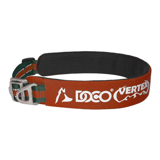 [VOC-2441-47XS] DOCO® VERTEX Reflective Ultralight Mesh Collar For Dogs-2.0 x 25-35cm-Canyon