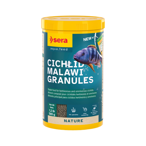[SRN00396] Sera Cichlid Malawi Granules (Granugreen) 1000ml