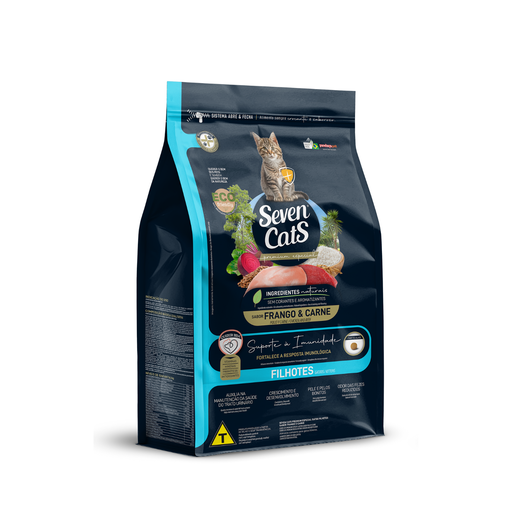[SC2523] Seven Cats Cat Food For Kitten - Chicken & Beef [Immune Boost] 1kg