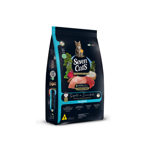 [SC2523] Seven Cats Cat Food For Kitten - Chicken & Beef [Immune Boost] 1kg