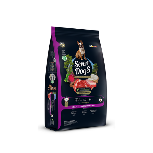 [SD2514] Seven Dogs Dog Food For Adult - Small And Mini Breeds-Lamb & Rice 1kg
