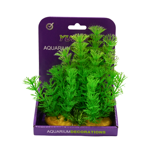 [YS-60111] Yusee Aquarium Decorations - Artificial Plant YS-60111 [Height:15cm]